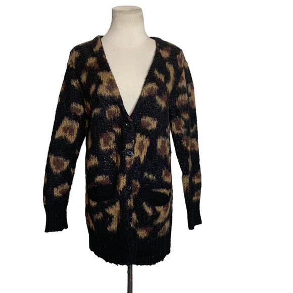Free People Out of Africa wildcat cardigan sweater Size XS - Picture 1 of 6